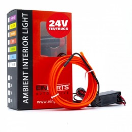 LED svÄtlovodnĂ˝ pĂĄsek 2m (ÄervenĂ˝) 24V